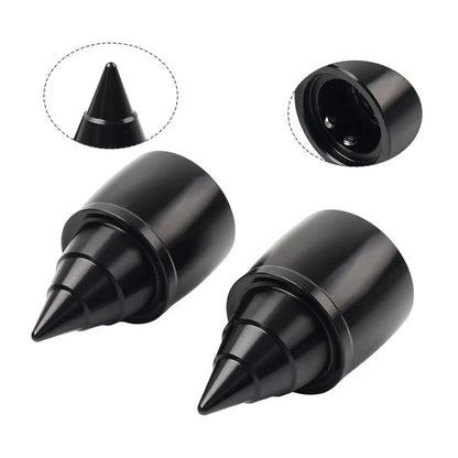 Front Axle Cap Nut Covers for Harley Touring Road Glide Dyna FXD (2000–2023)
