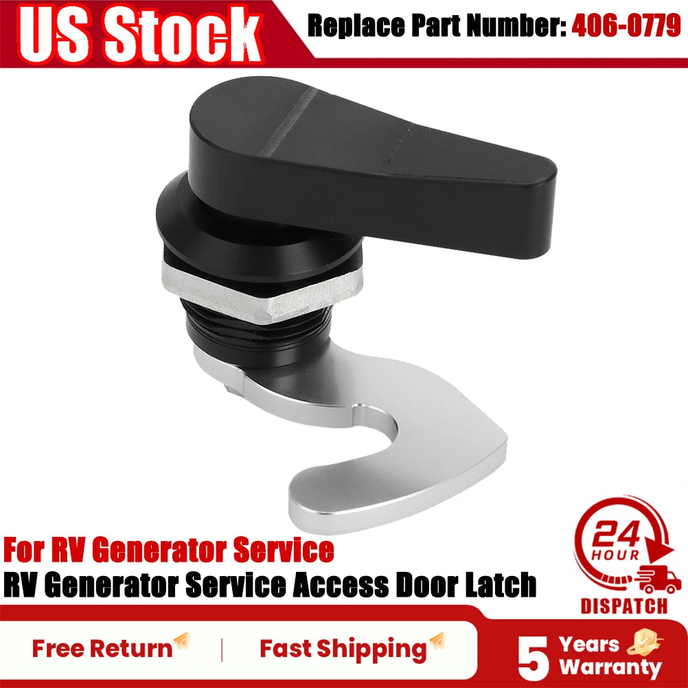 Door Latch for RV Generator Service Access (#406-0779)