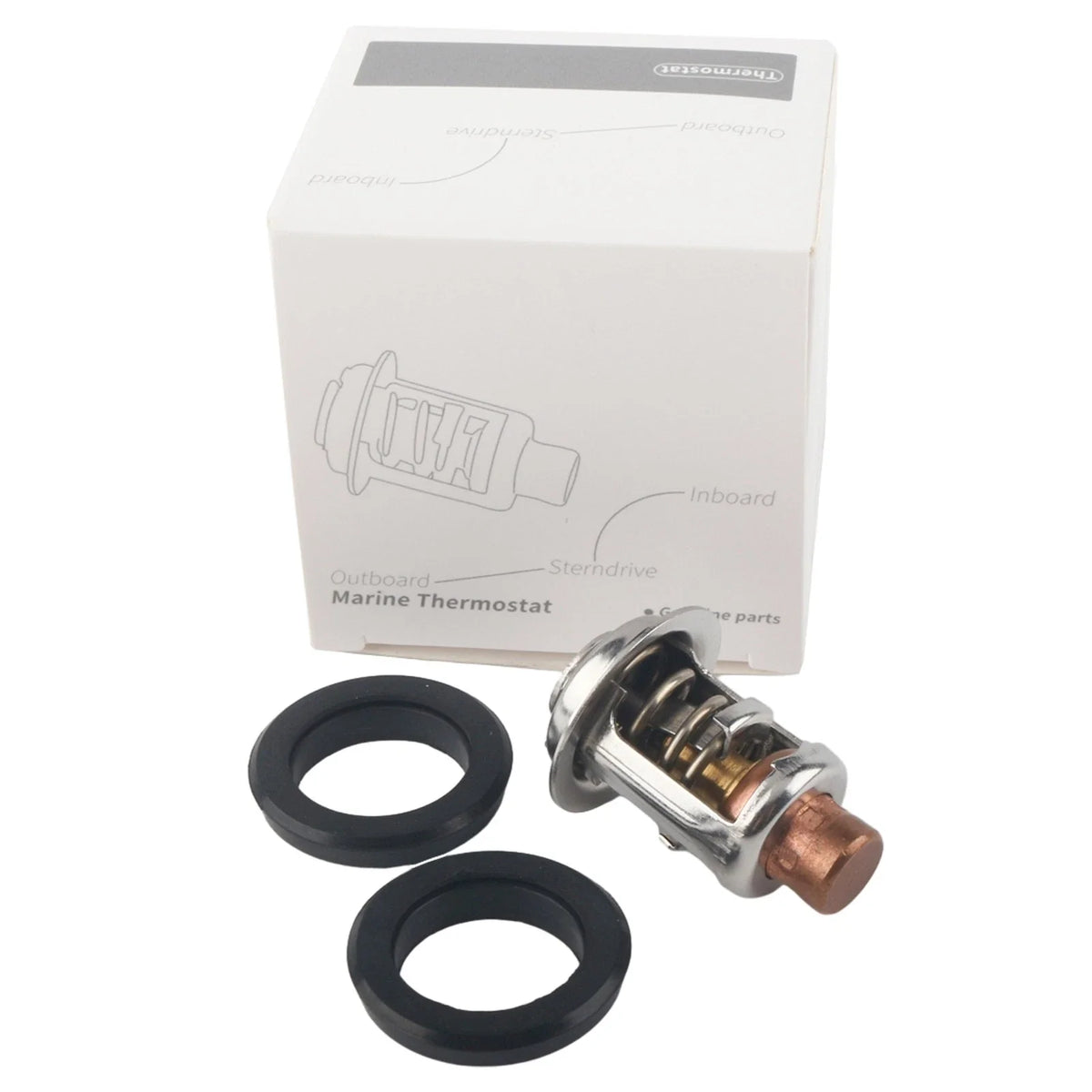 Thermostat Kit for Mercury Mariner 135 150 175 200 HP EFI (1998–2006) 75692B2 75692Q2