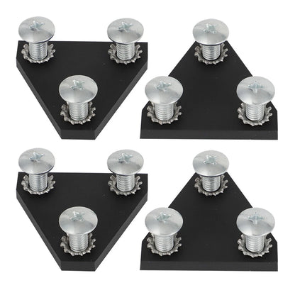 Door Hinge Nut Plate Backing Plates Kit for Ford F-1 F-2 F-3 F-4 (1948–1952)