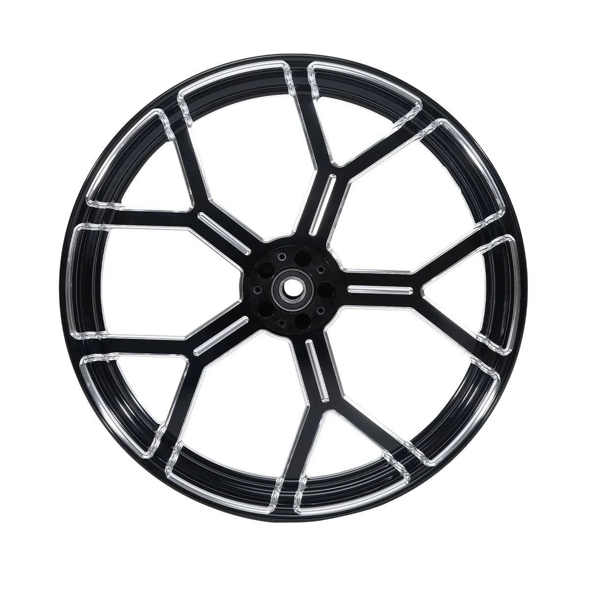21" Front Fender Wheel Rim & Single Disc Wheel Hub for Harley Touring (2008–2013)