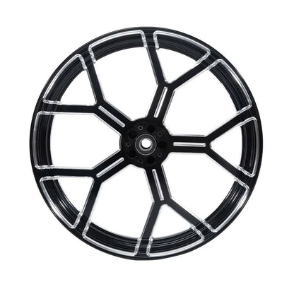 21" Front Fender Wheel Rim & Single Disc Wheel Hub for Harley Touring (2008–2013)