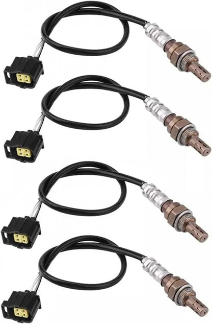 Set of 4 O2 Oxygen Sensors for Jeep Wrangler (2001–2018) V6 3.6L 3.8L