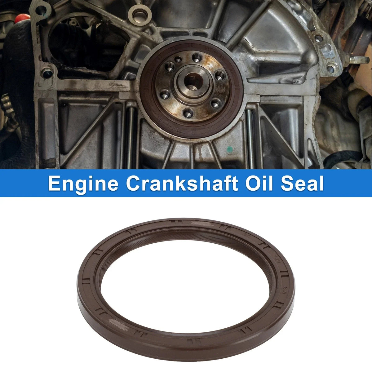 1 Pc Rear Crankshaft Oil Seal for Nissan Altima Stanza (1993–1997) No. 12279-5L310