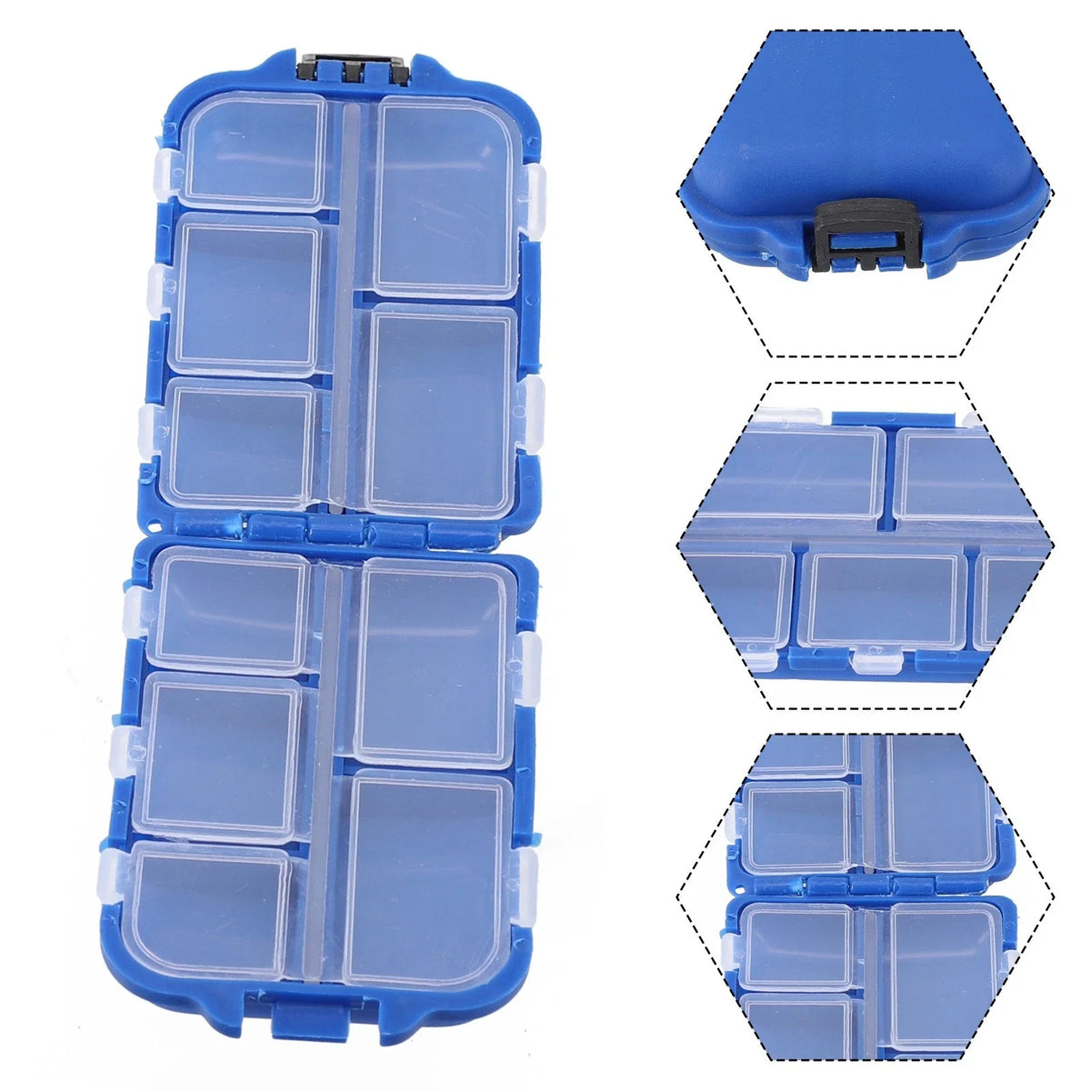 Lure Box for Fishing Accessories (Small Transparent Waterproof)