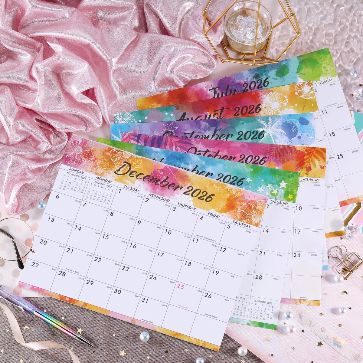 Magnetic Calendar for 2026-2027 (2026–2027)