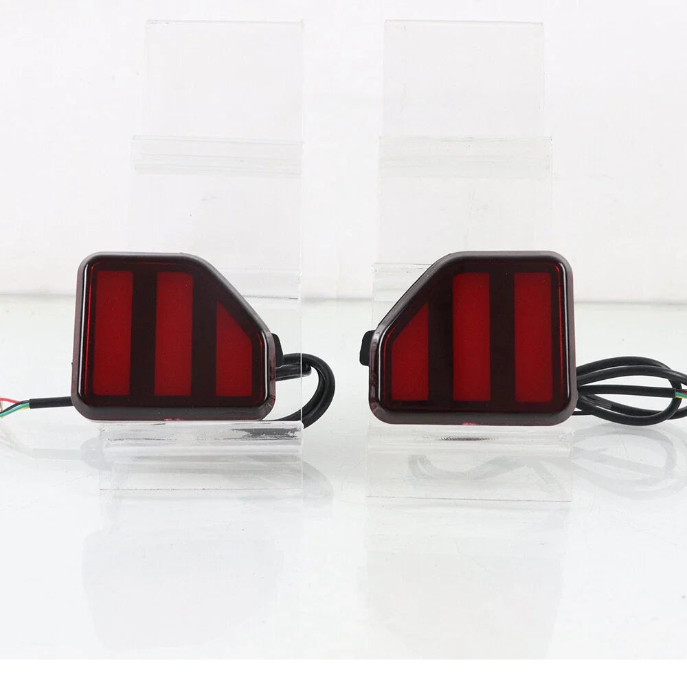 3in1 LED Rear Bumper Reflector Fog Light for Jeep Wrangler JL (2018–2024)