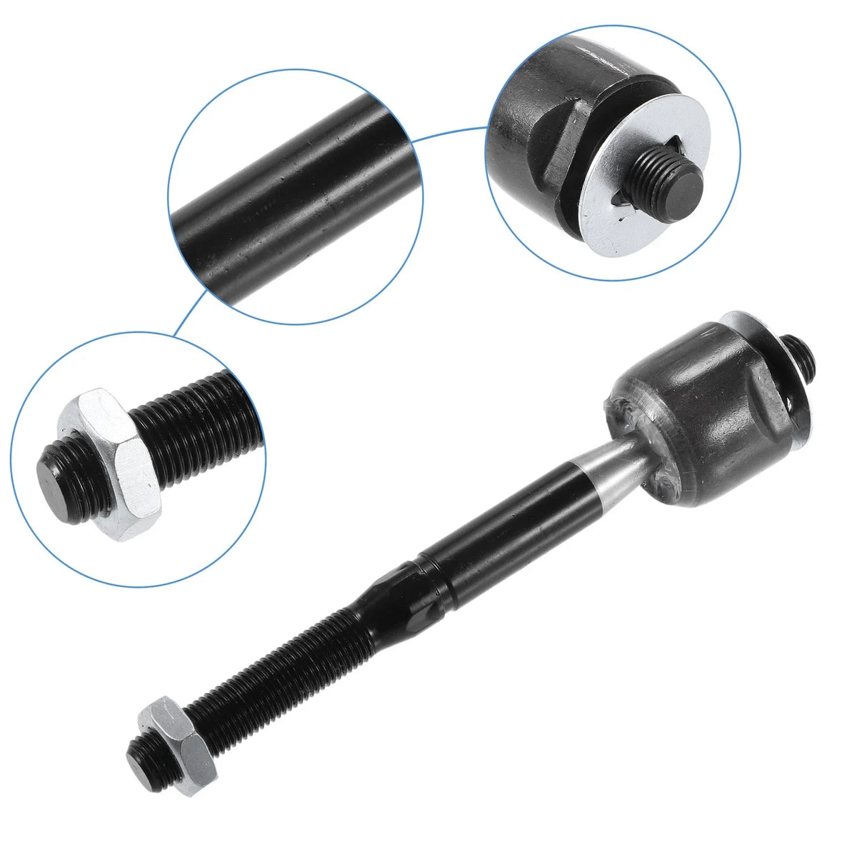 2 Pcs Front Inner Tie Rods for Ford Fusion, Lincoln MKZ, Mercury Milan (2006–2012)
