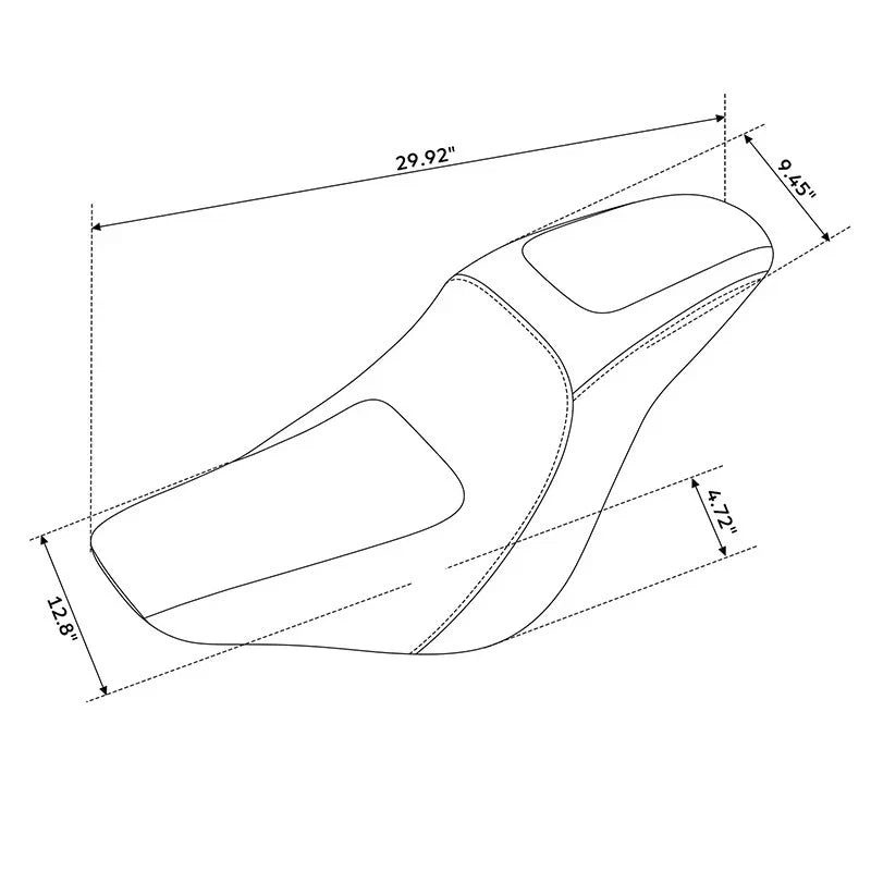 Driver & Passenger Seat for Harley Low Rider FXLR S FXLRS ST FXLRST (2018–2025)