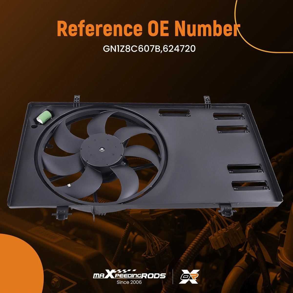Dual Radiator Cooling Fan Assembly for Ford EcoSport 2.0L (2018–2020)