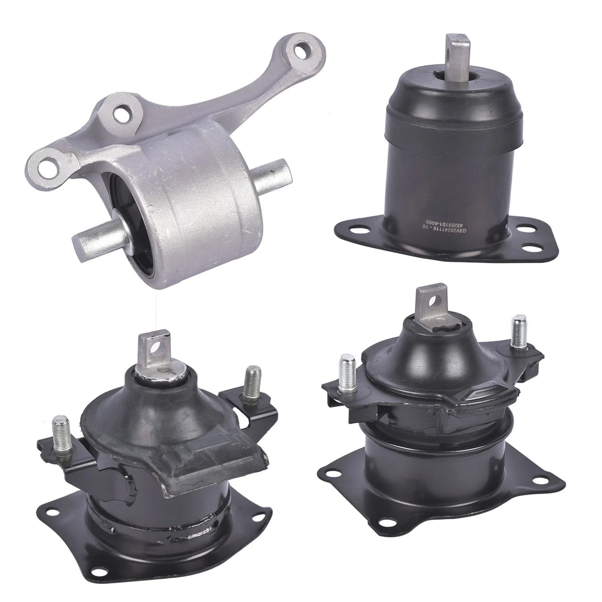 Set of 4 Engine Motor & Transmission Mounts for Acura RL (2005–2008)