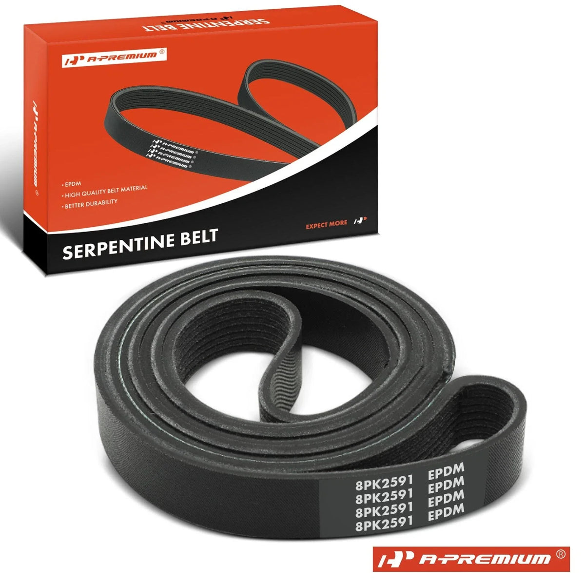 Serpentine Belt for Mercedes-Benz 600SEC 600SL 600SEL S600 (1993)