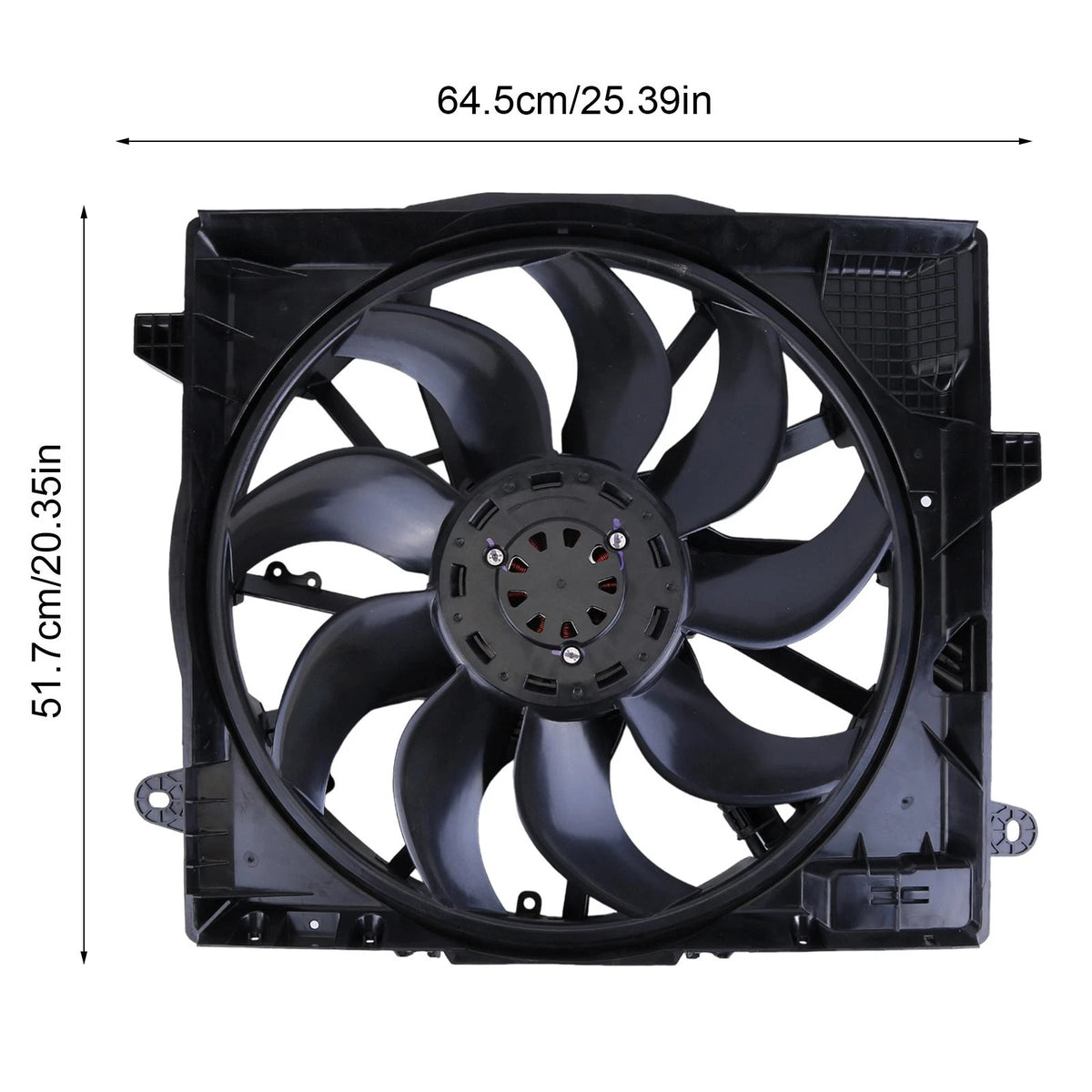 Cooling Fan Assembly for Jeep Wrangler Gladiator (2019–2022) 68272755AD