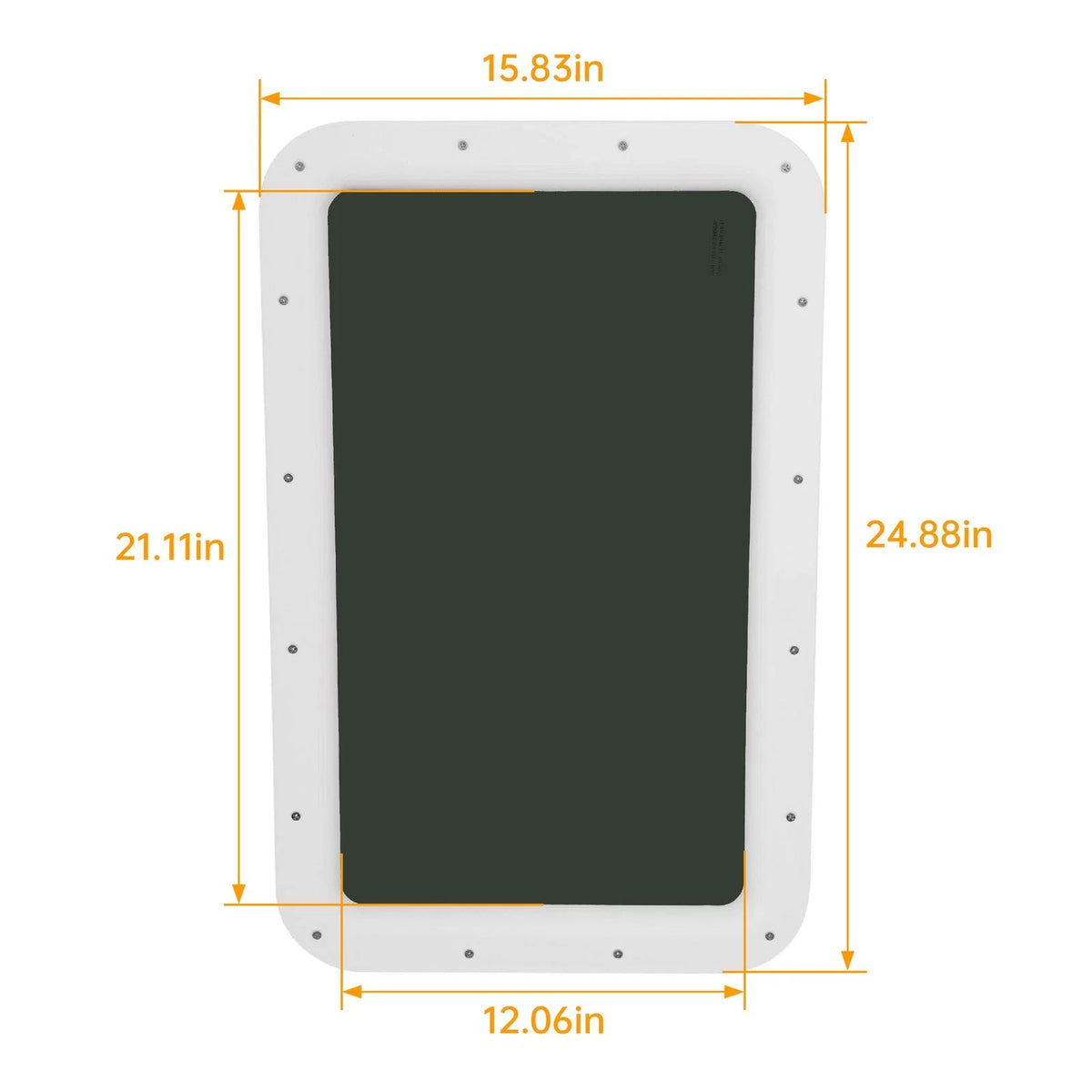 15" x 24" Tinted Glass Window for Universal RV Trailer Camper