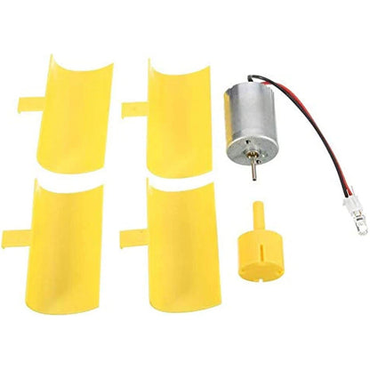 Small DC Motor Vertical Micro Wind Turbine Blades Generator Kit