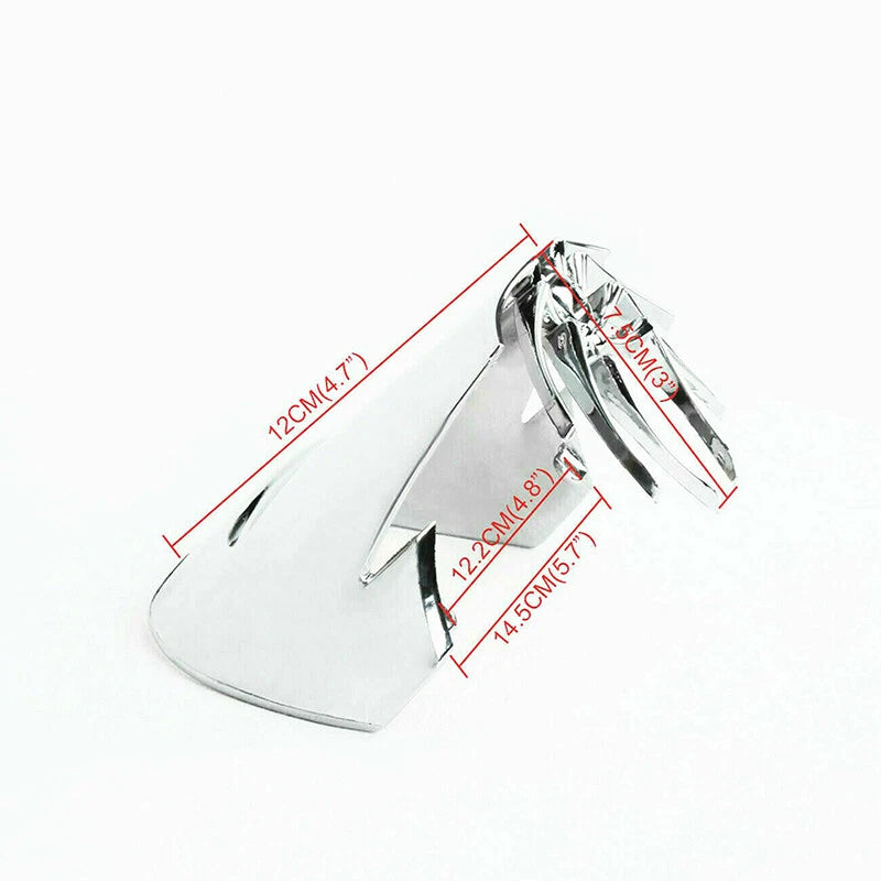Chrome Rear Tail Light Bezel Cover for Harley Davidson (1973–2012)