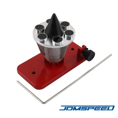 Red Magnetic Wall Mount Blade Balancer for Zero Turn Mowers (42-047)