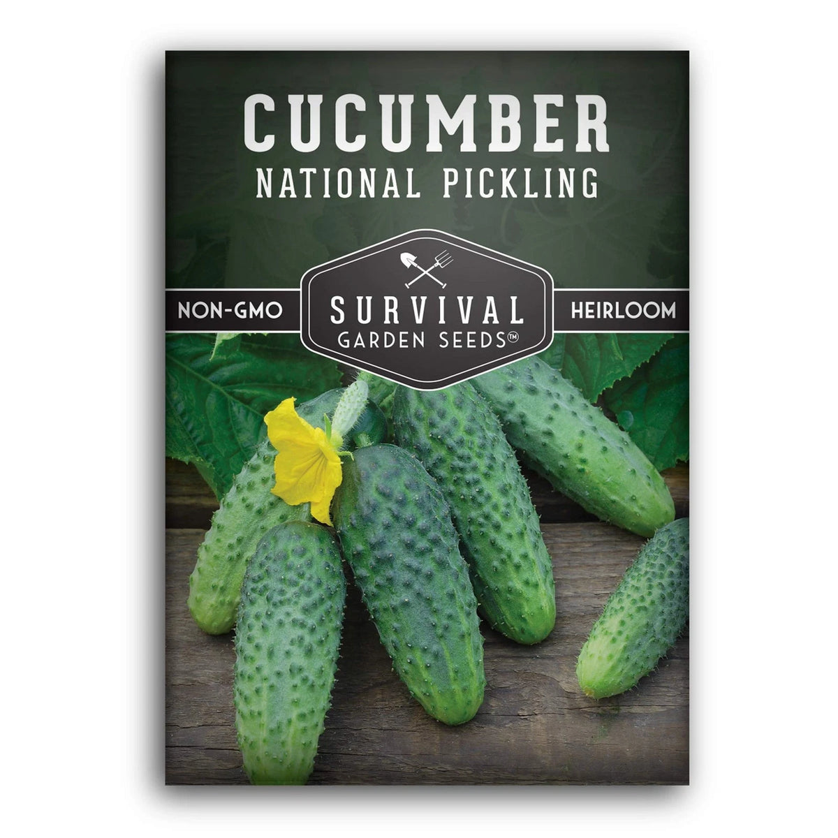 Survival Garden Seeds National Pickling Cucumber for multicolor