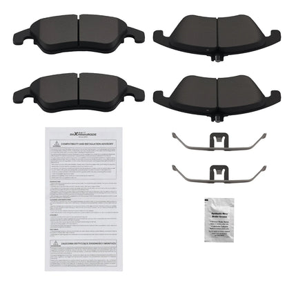 Front Brake Pads Set for Mercedes-Benz C250 (2012–2015), C300 (2013–2014), C350 (2008–2015)