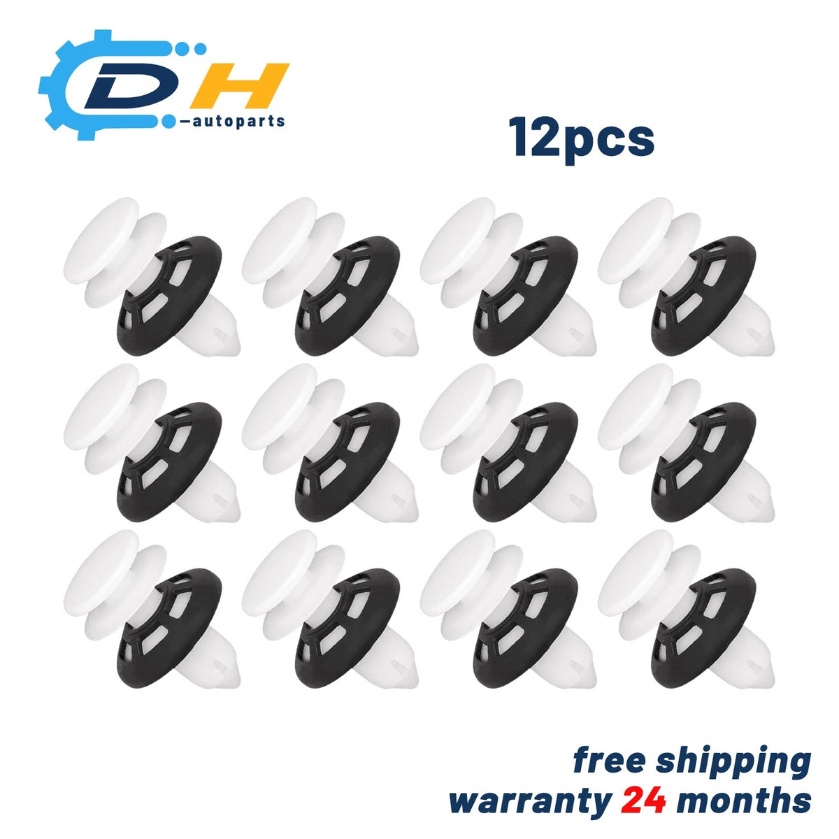 12X Door Panel Retainer Clips for Ram Jeep Chrysler Dodge (6510747AA, 6510747-AA)