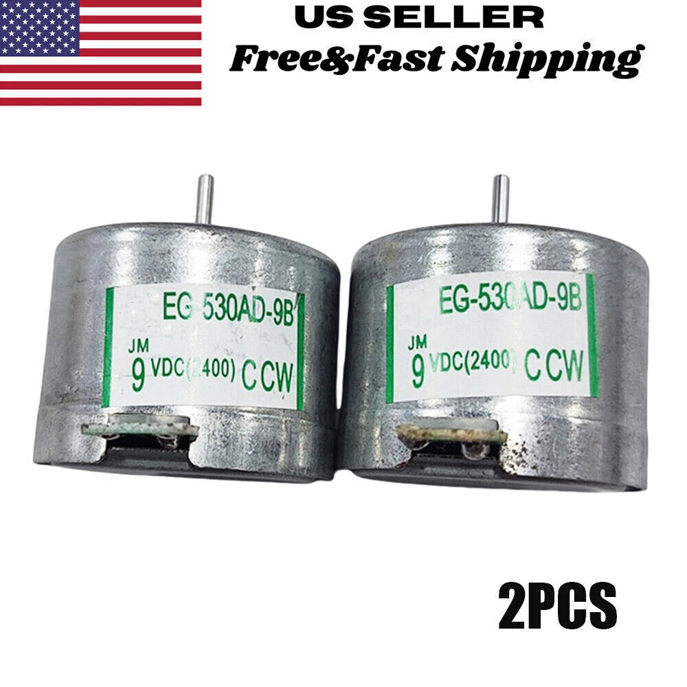 2Pcs 530 Motor DC 9V 2400RPM for DIY Parts