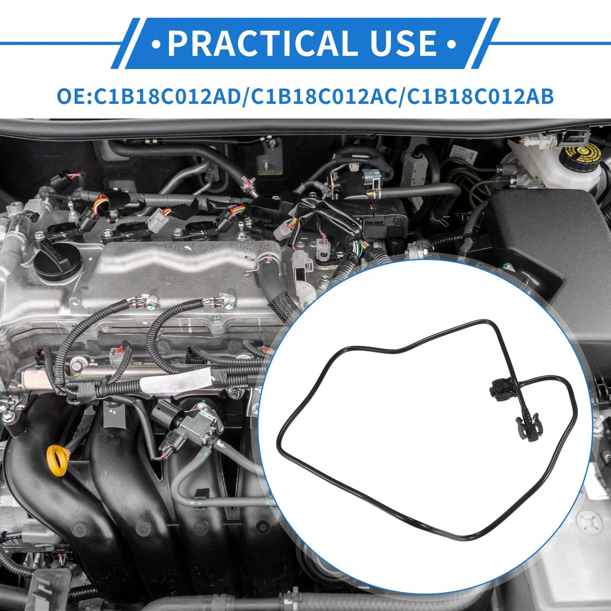 Expansion Tank to Block Pipe for Ford B-MAX (2012–2022)