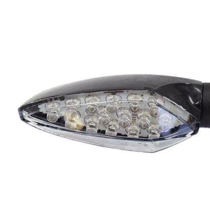 4X Carbon LED Turn Signal Light Indicators for Triumph Speed Four TT 600 (1999–2001)