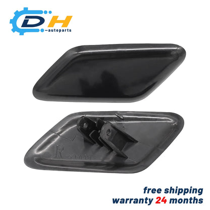 1 Pair Front Headlight Washer Nozzle Cover Cap for Volvo C30 (2010–2013) 39863927, 39863944