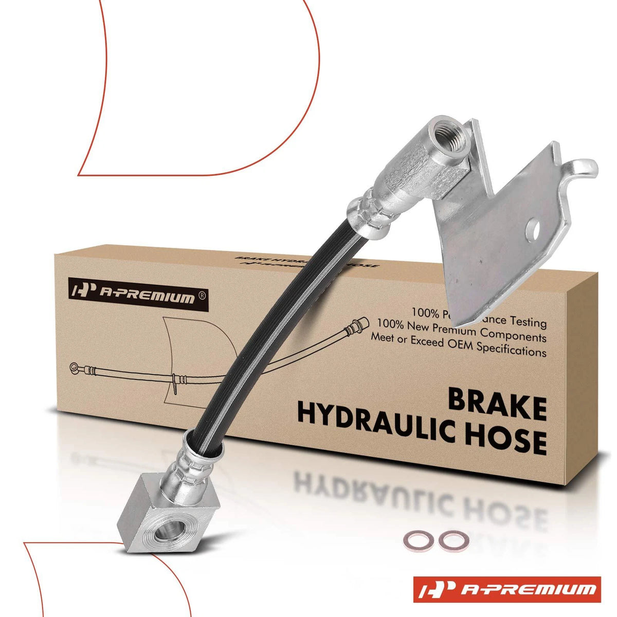 Rear Right Brake Hydraulic Hose for Jeep Grand Cherokee ZJ (1993–1998) 52008662, 2201229