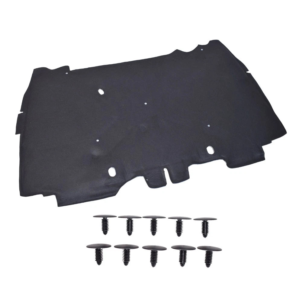 Hood Insulation Pad Heat Shield for Jeep Wrangler 3.6L 3.8L (2007–2017)