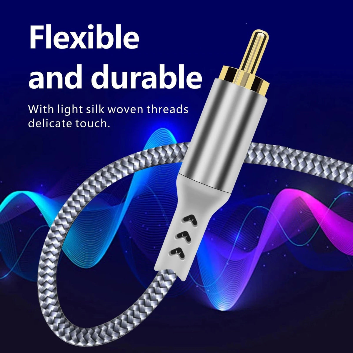 USB C to 2 RCA Audio Cable for Type C Devices (6.5FT)