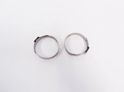 Set of 2 Crimp Hose Clamps for Arctic Cat Snowmobile (1623-656)