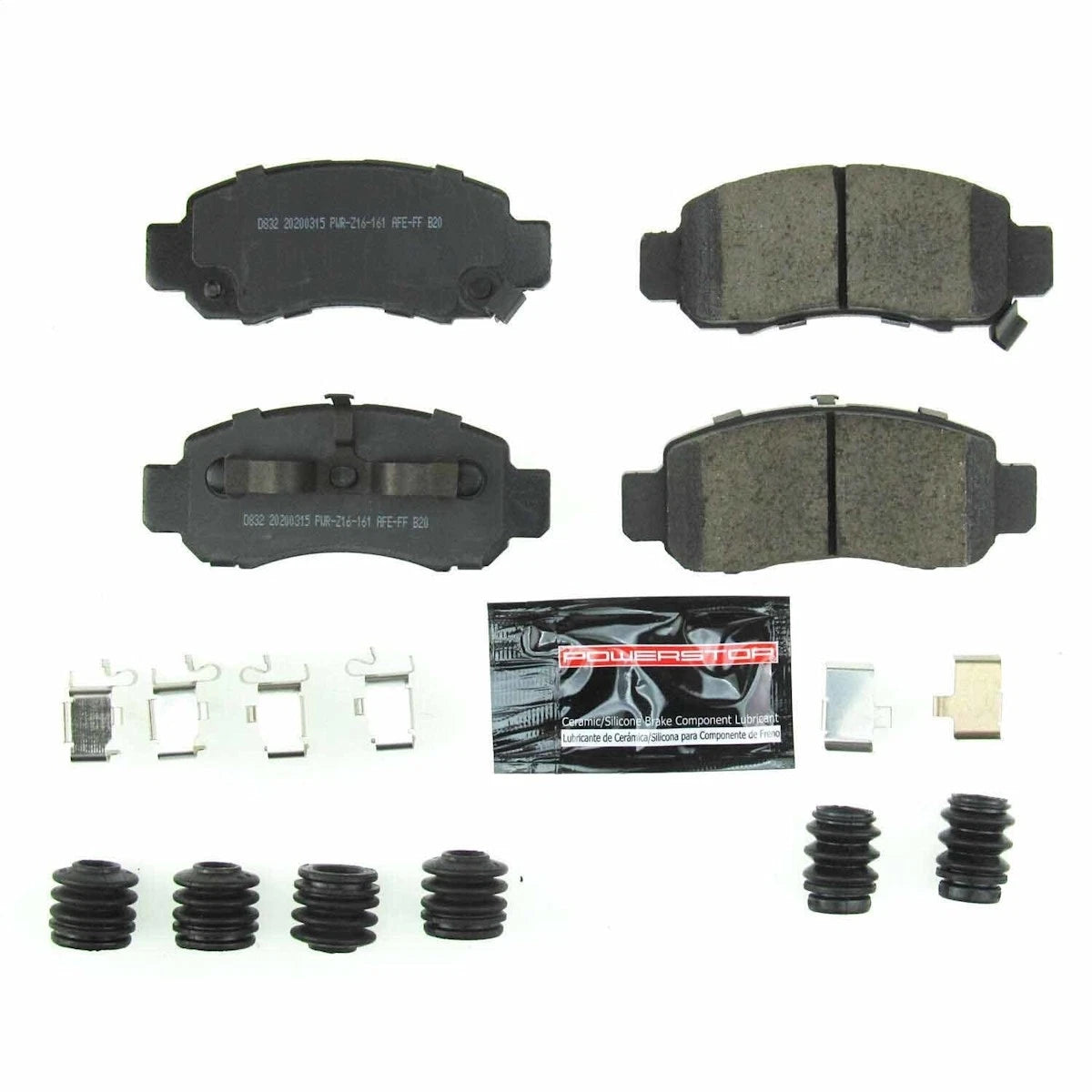 2X Powerstop Z23-832 Brake Pad Set Front for Honda Insight (2000–2002)