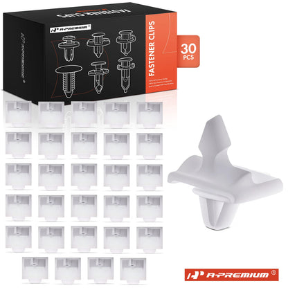 30Pcs Nylon Molding Fastening Clips for Mercedes (0019884981, 001-988-49-81, 21433)