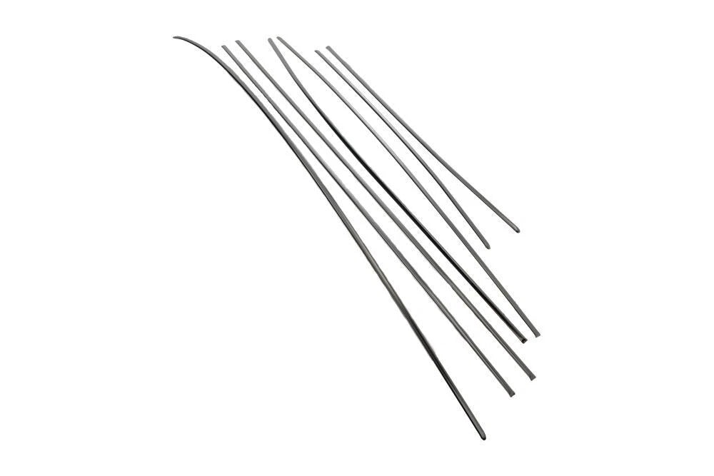 Set of 7 Chrome Trim Pieces for Volkswagen Beetle (1973–1979) - 111-898-111