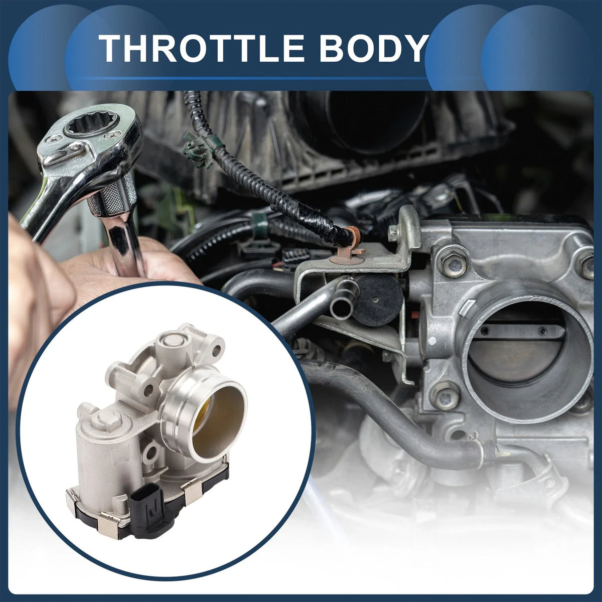 Throttle Body for Chevrolet Cruze 1.4L (2017–2019) - 12671379/12659491