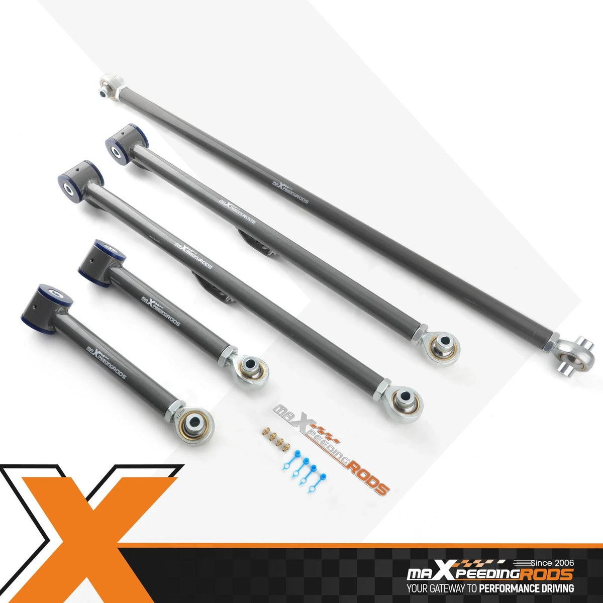 Adjustable Rear Control Arm + Track Bar for Toyota 4-Runner FJ Cruiser (2003–2009) 438Z5Y