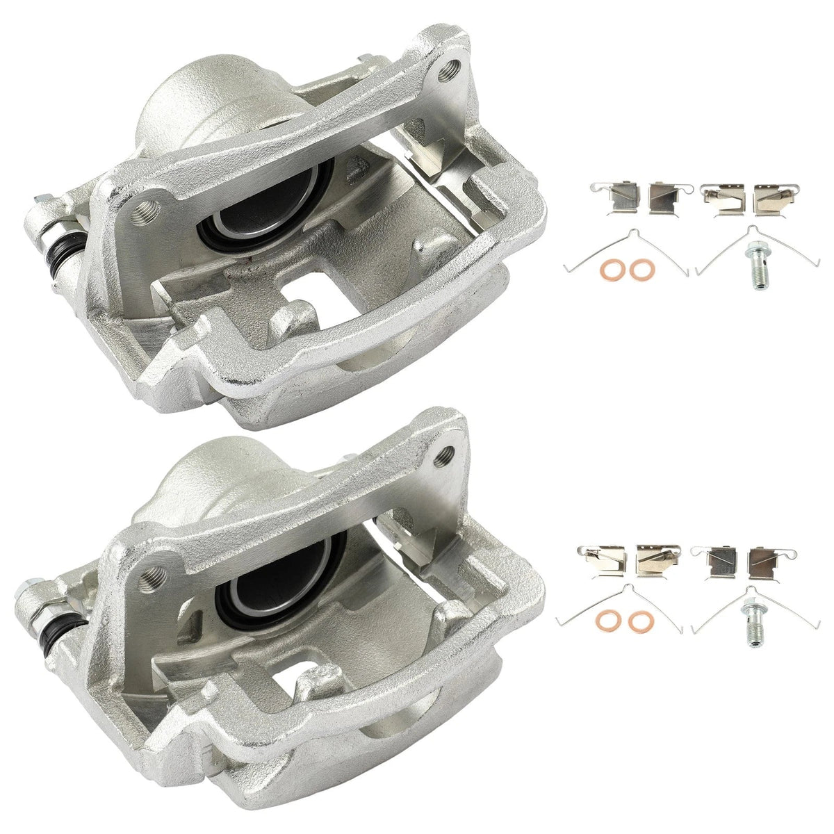 Set of 2 Front Brake Calipers for Geo Prizm, Toyota Corolla