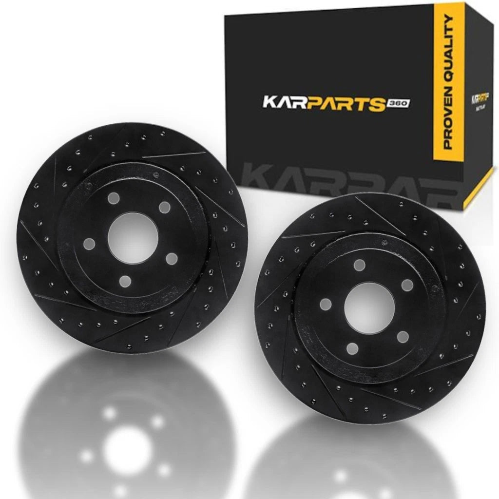 Rotor Set for Jeep Grand Cherokee (2006–2010) | Drilled and Slotted | ALX-PAU-DF-8002-42035-CLA1