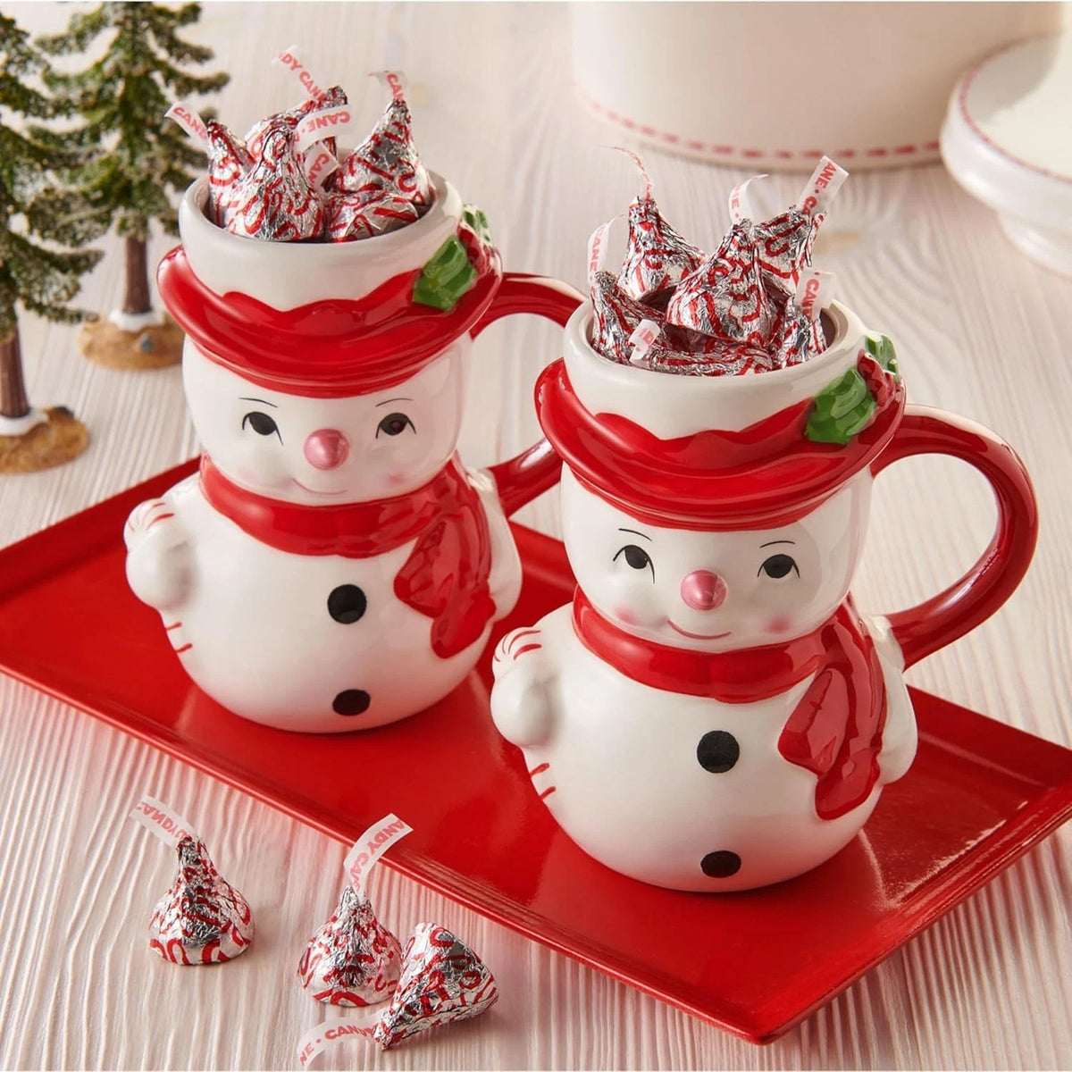 Candy Cane Kisses Christmas Edition for Holiday Treats (2023) - 1.5 LB