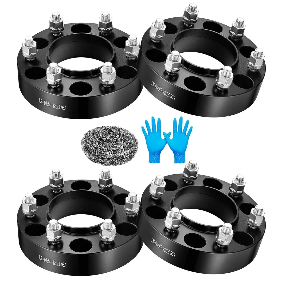 6x139.7 Hub Centric Wheel Spacers for Ford Ranger Bronco (2017–2022)