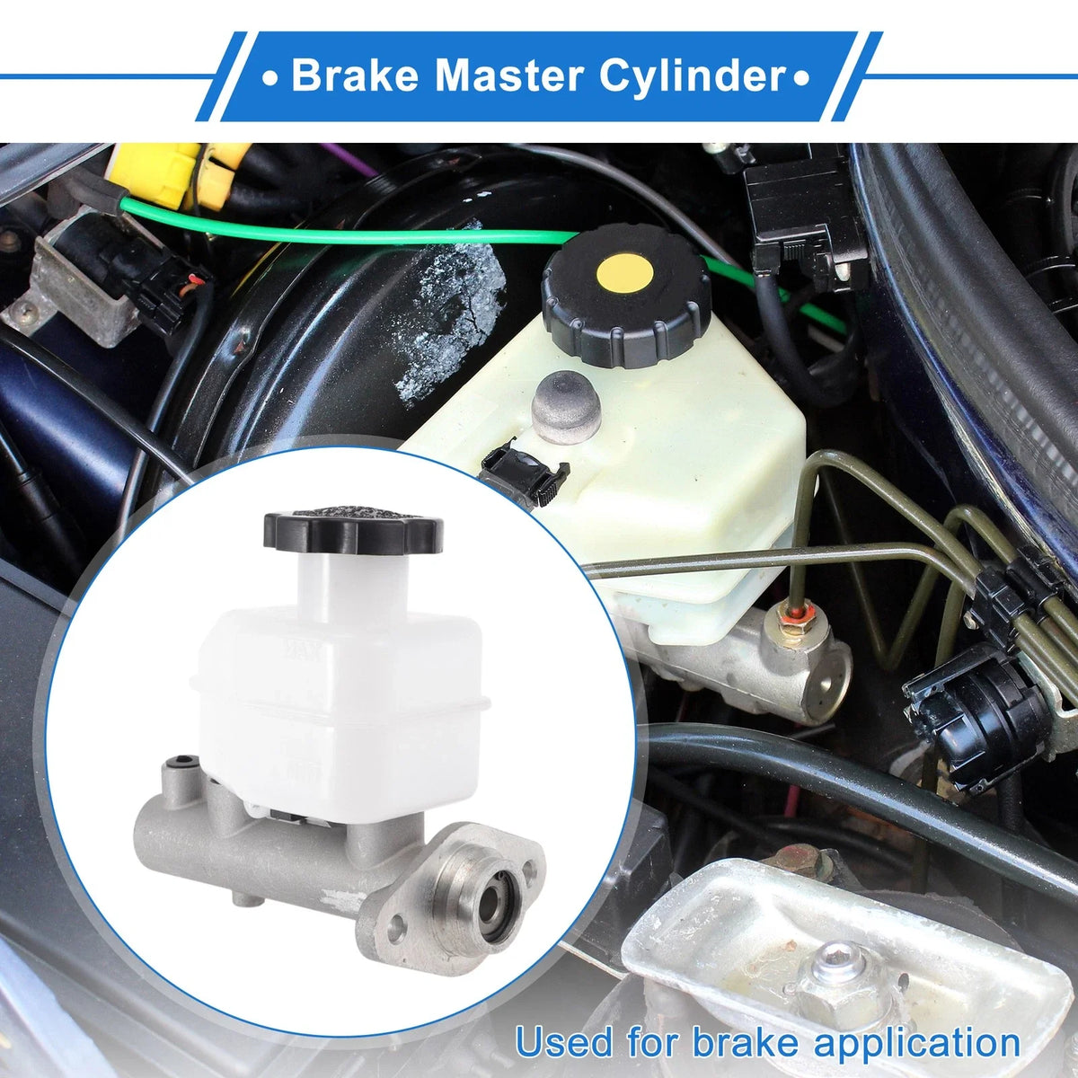 Brake Master Cylinder with Reservoir No. 585102D300 for Hyundai Elantra (2000–2006)