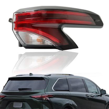 Right Tail Light for Toyota Sienna (2021–2022) 8155008070 LED RH Clear Red