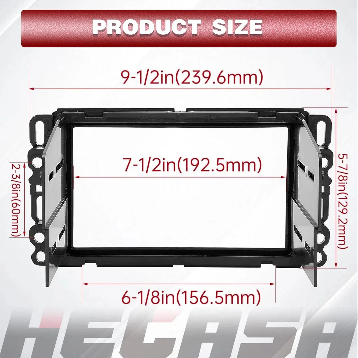 2Din Dash Kit Harness for GMC Sierra (2007–2014) & Suzuki XL-7 (2007–2009)