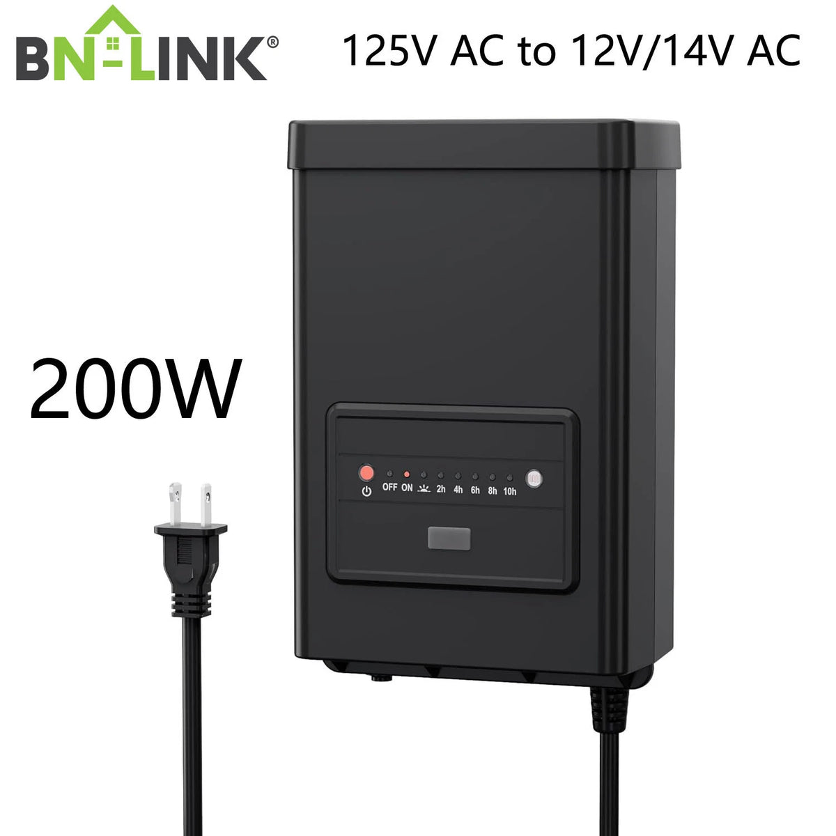 200W Low Voltage Landscape Transformer for