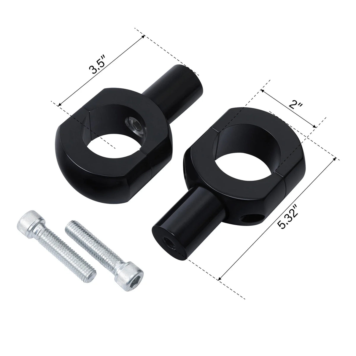 3.5" Handlebar Riser for Harley Touring Street Road Glide