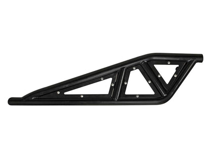 SuperATV Heavy Duty Rock Slider Nerf Bars for Polaris RZR 900/S (2015–2020) Red