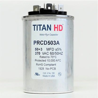 50/3 MFD Dual Capacitor for TitanHD PRCD503A (American-Made)