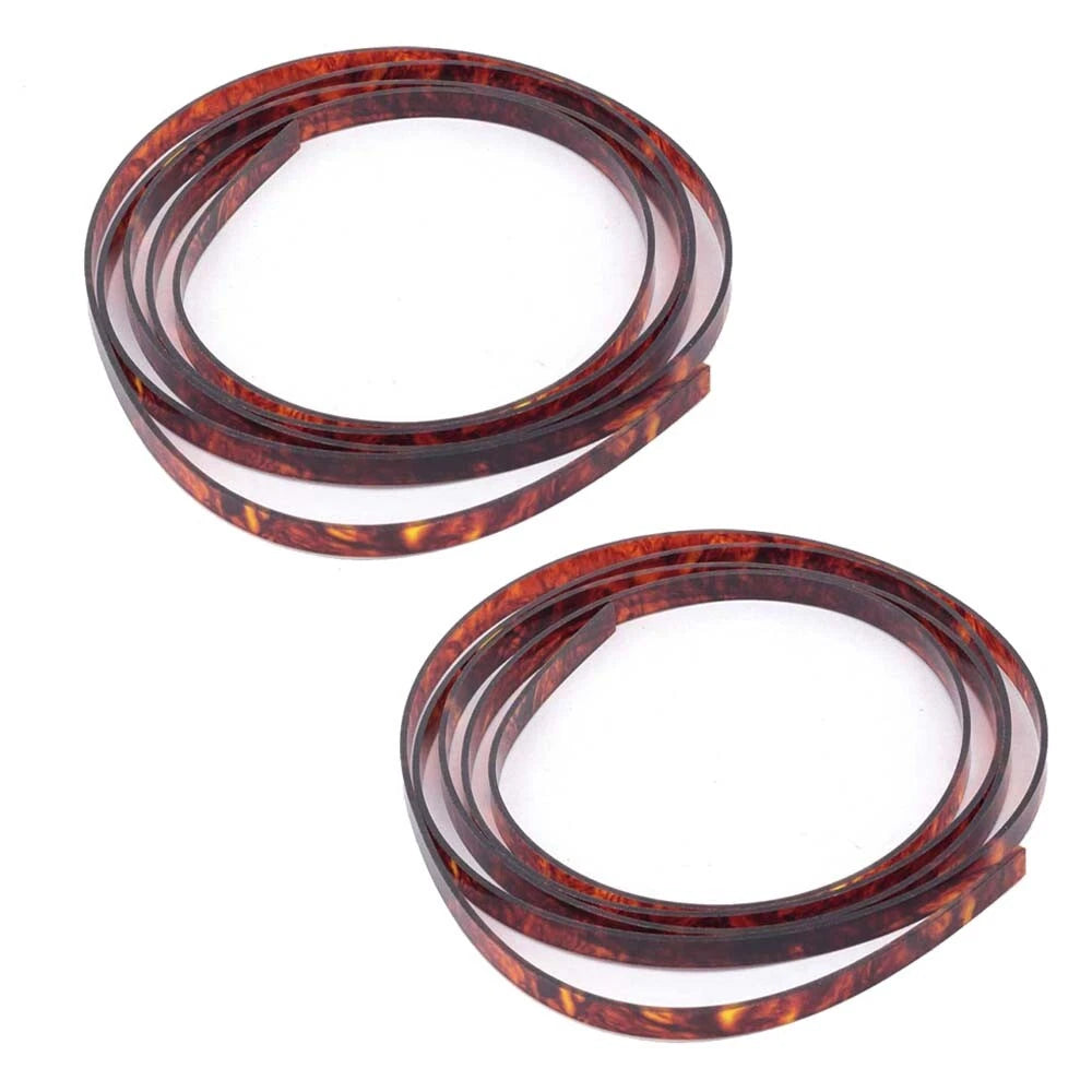 2X Plastic Guitar Binding Purfling Strips for Guitar (1650x3x1.5mm)