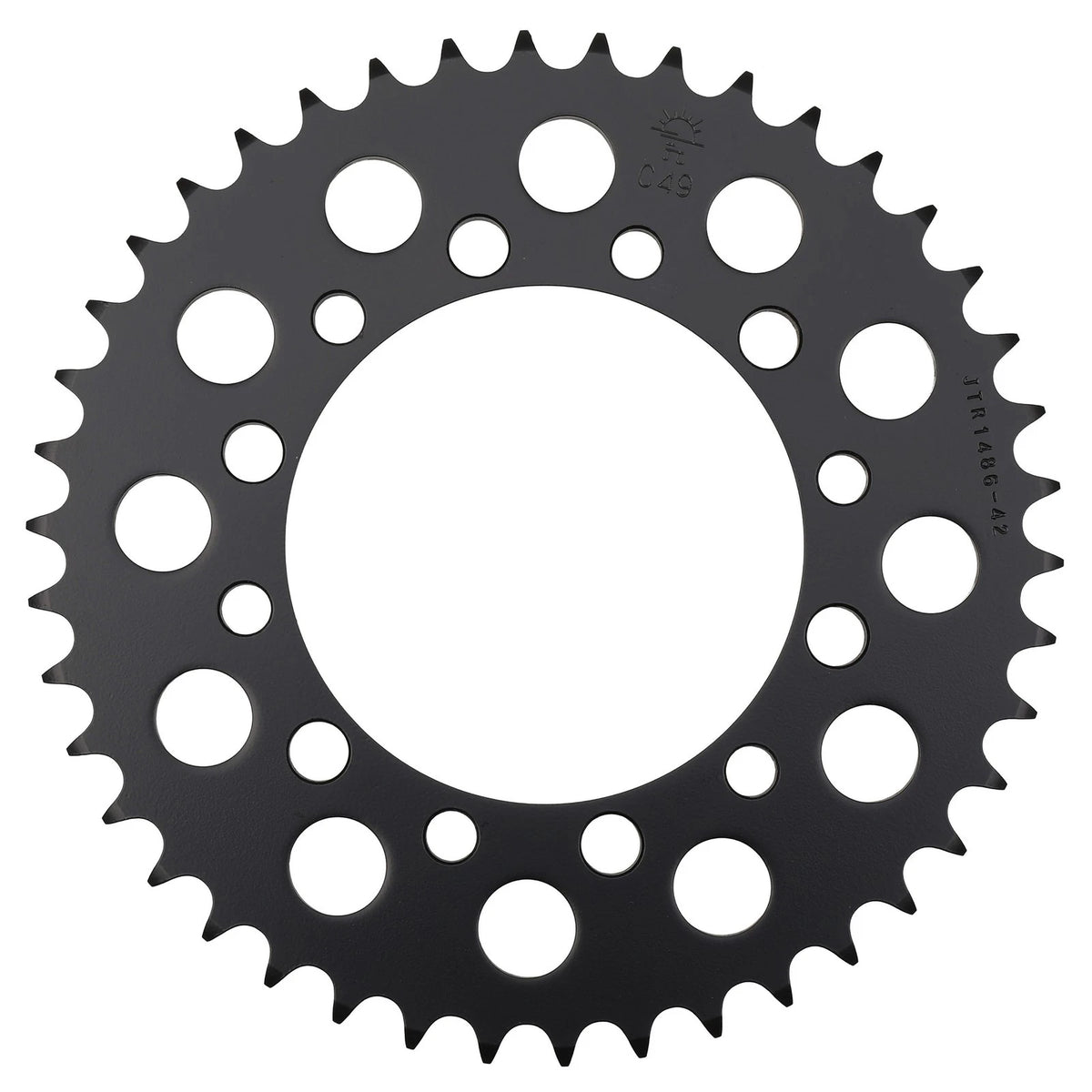 42 Tooth Rear Steel Sprocket for Honda FourTrax 200 1990–1997 (JTR1486.42)